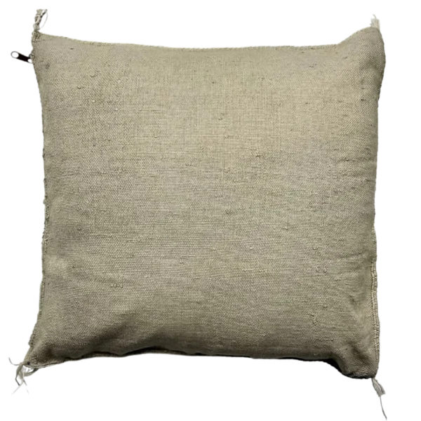 Sabra Cactus Silk Pillow in beige - Image 2