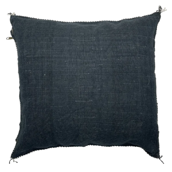 Sabra Cactus Silk Pillow in black - Image 2