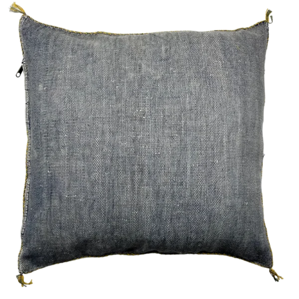 Sabra Cactus Silk Pillow in Blue - Image 2